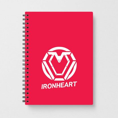 Metal Heart Symbol Notebook