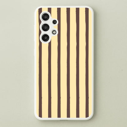Vanilla & Chocolate Stripes Galaxy A13 Case