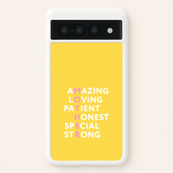 Mother Anagram Google Pixel 7 Pro Case