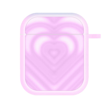 Drippy Love Heart Pink AirPods Case