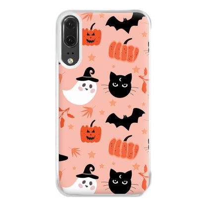 Pretty Pink Halloween Pattern Phone Case