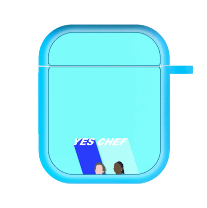 Yes Chef Blue AirPods Case