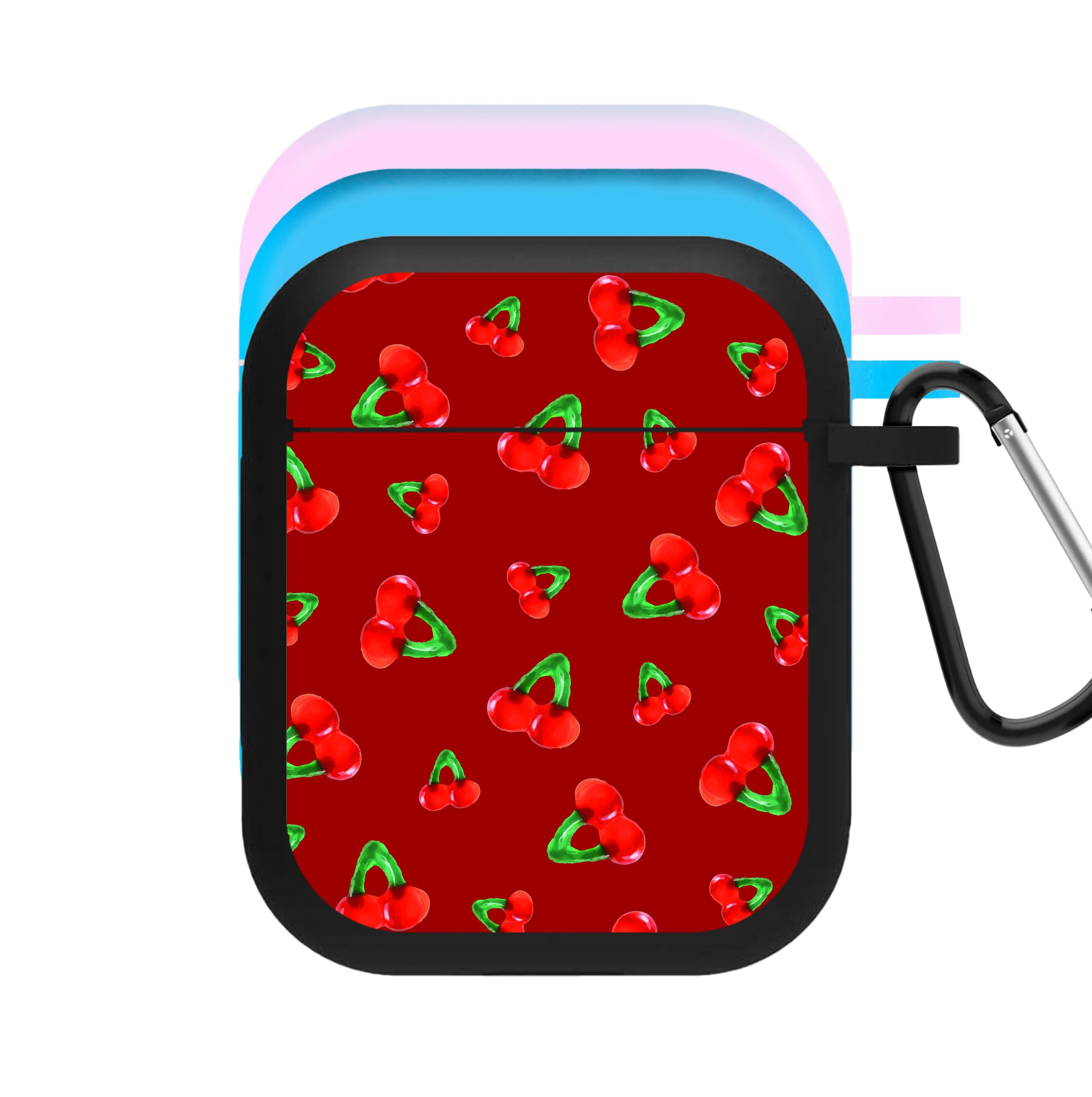 Gummy Cherries Pattern AirPods Case