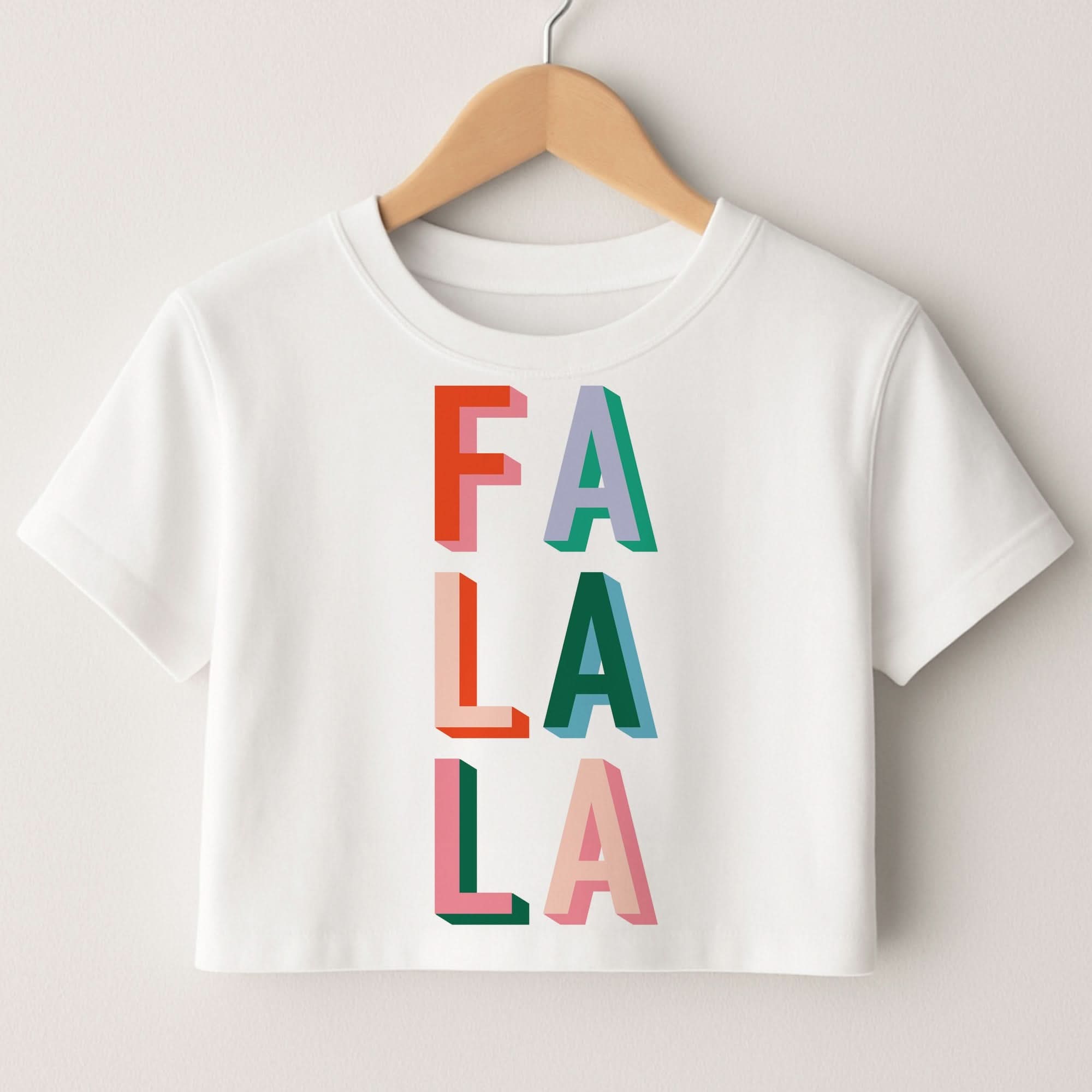 Colourful Falala Crop top