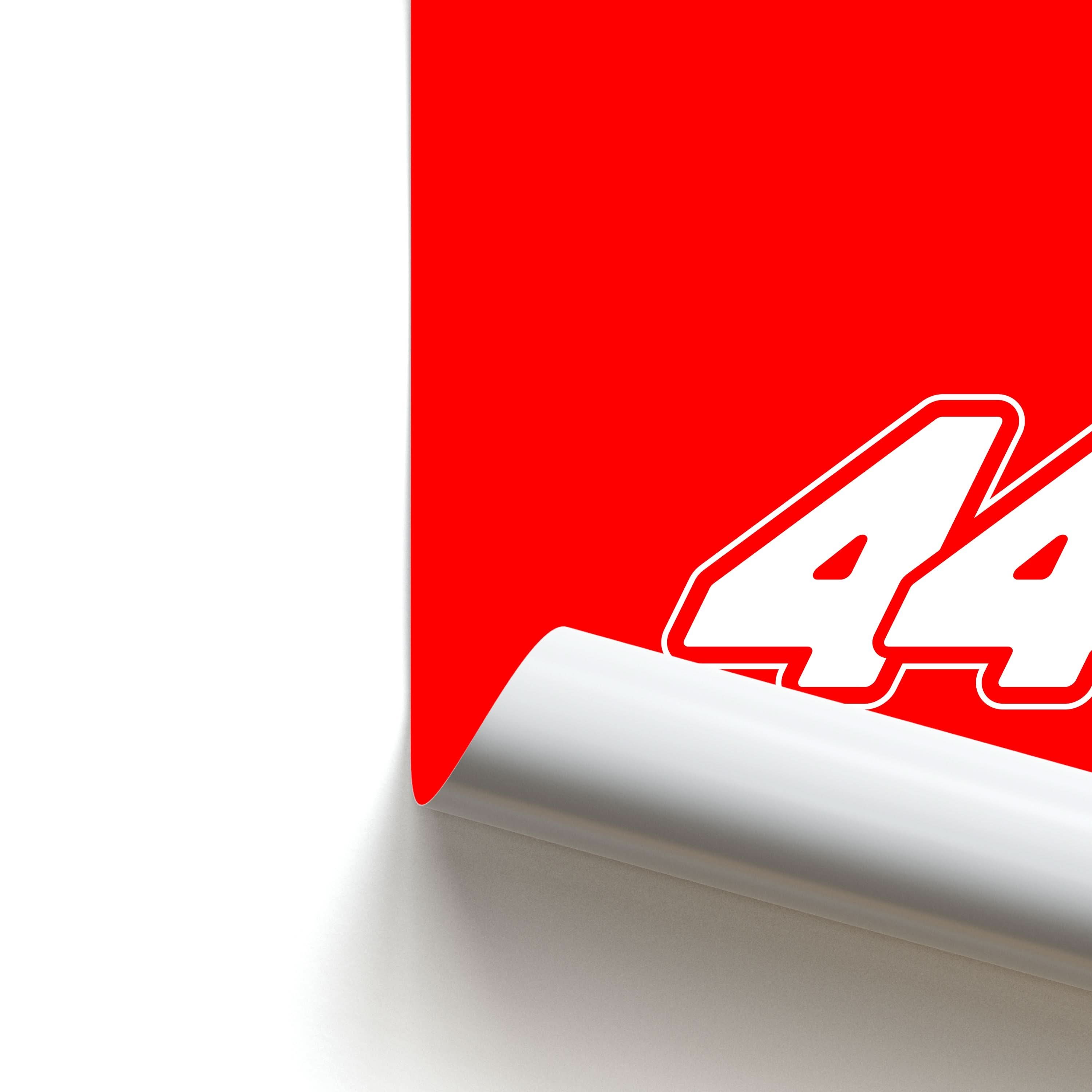 Retro 44 Hamilton Poster