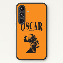 Oscar Orange And Black Galaxy S25 Plus Case