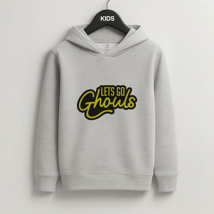 Let's Go Ghouls Grey Kids Hoodie