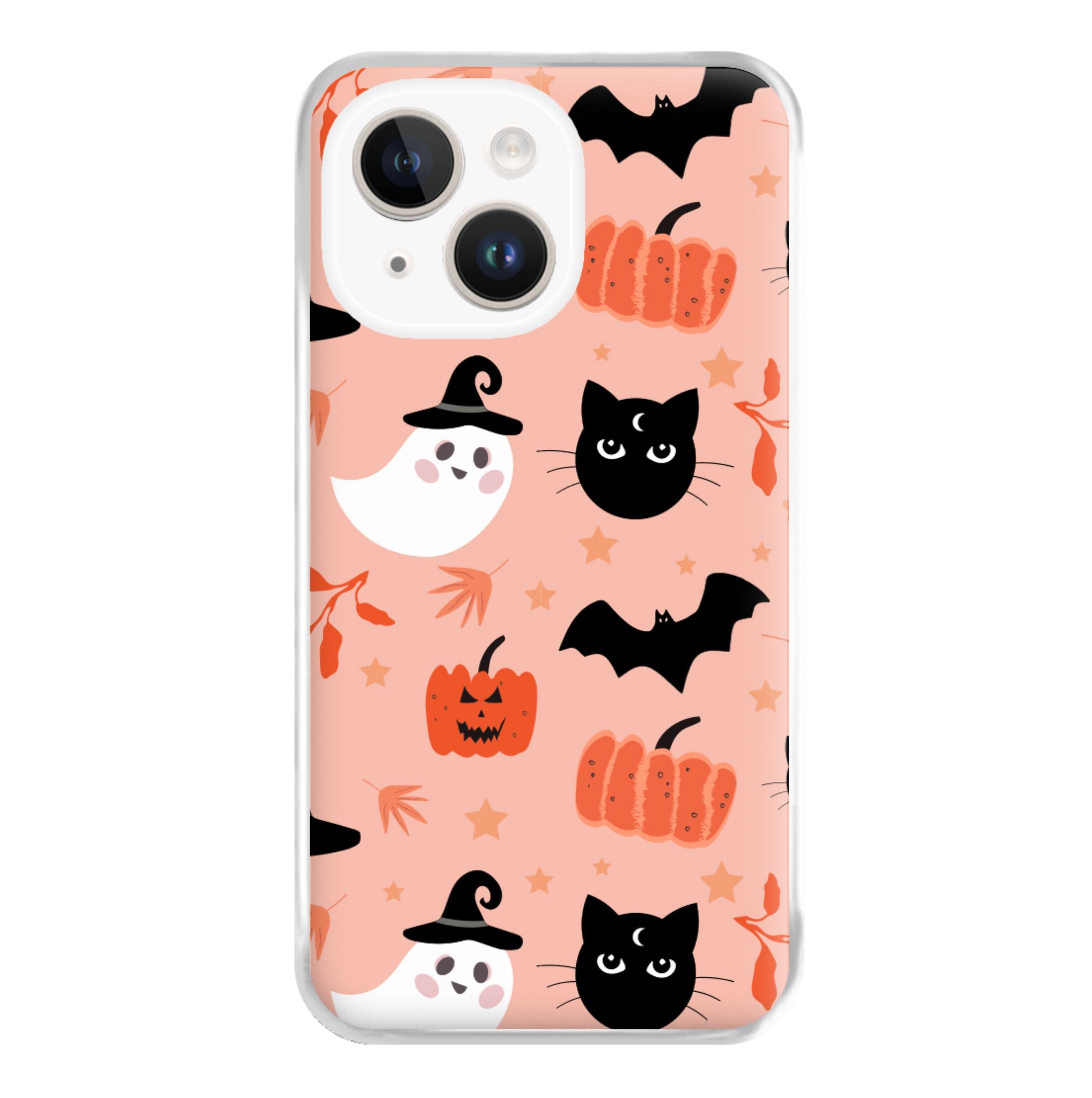 Pretty Pink Halloween Pattern Phone Case