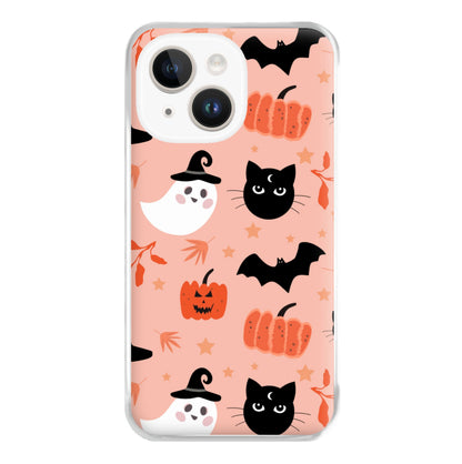 Pretty Pink Halloween Pattern Phone Case