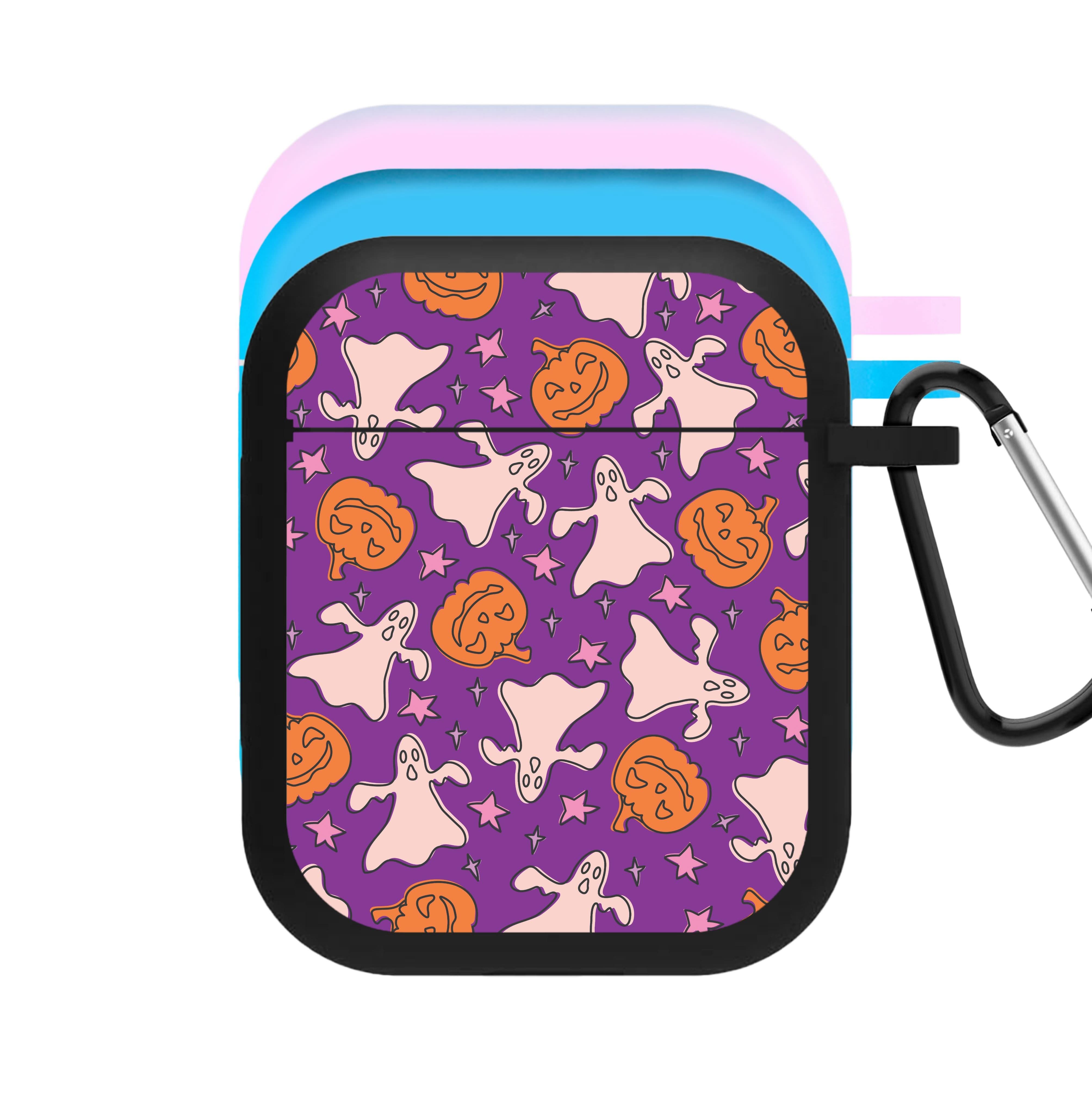 Abstract Halloween Pattern AirPods Case
