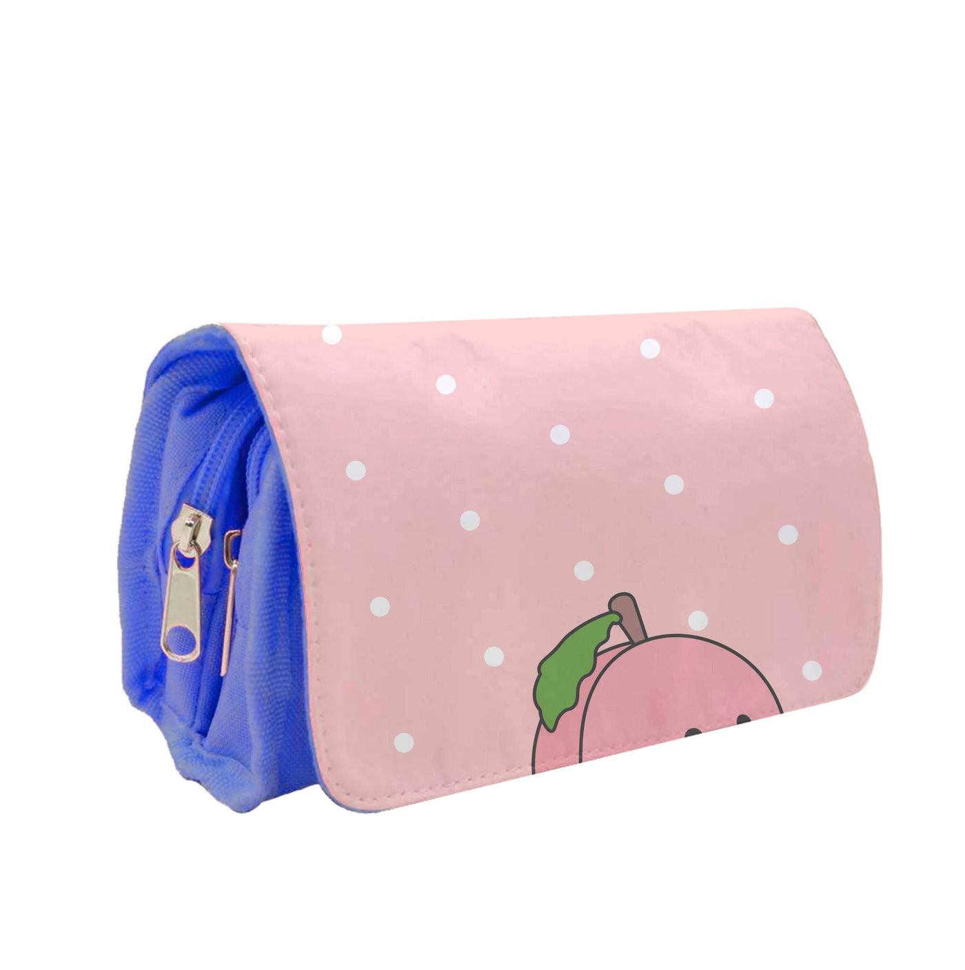 Peach Pattern Pencil Case