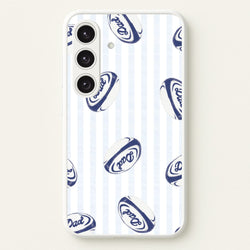Dad Rugby Ball Pattern Galaxy S25 Case