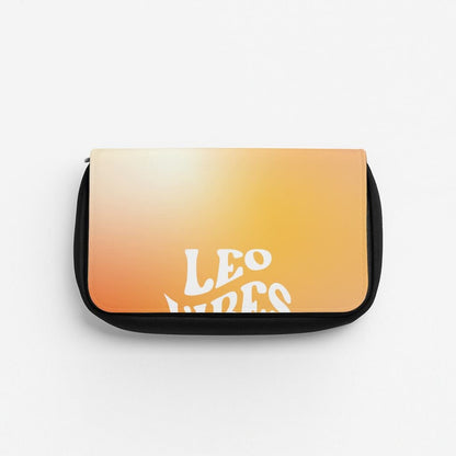 Leo Vibes Gradient Zodiac Pencil Case