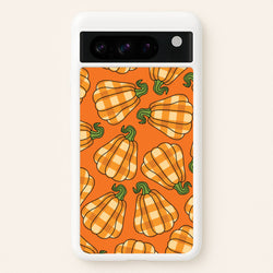 Tartan Pumpkins Pattern Google Pixel 8 Pro Case
