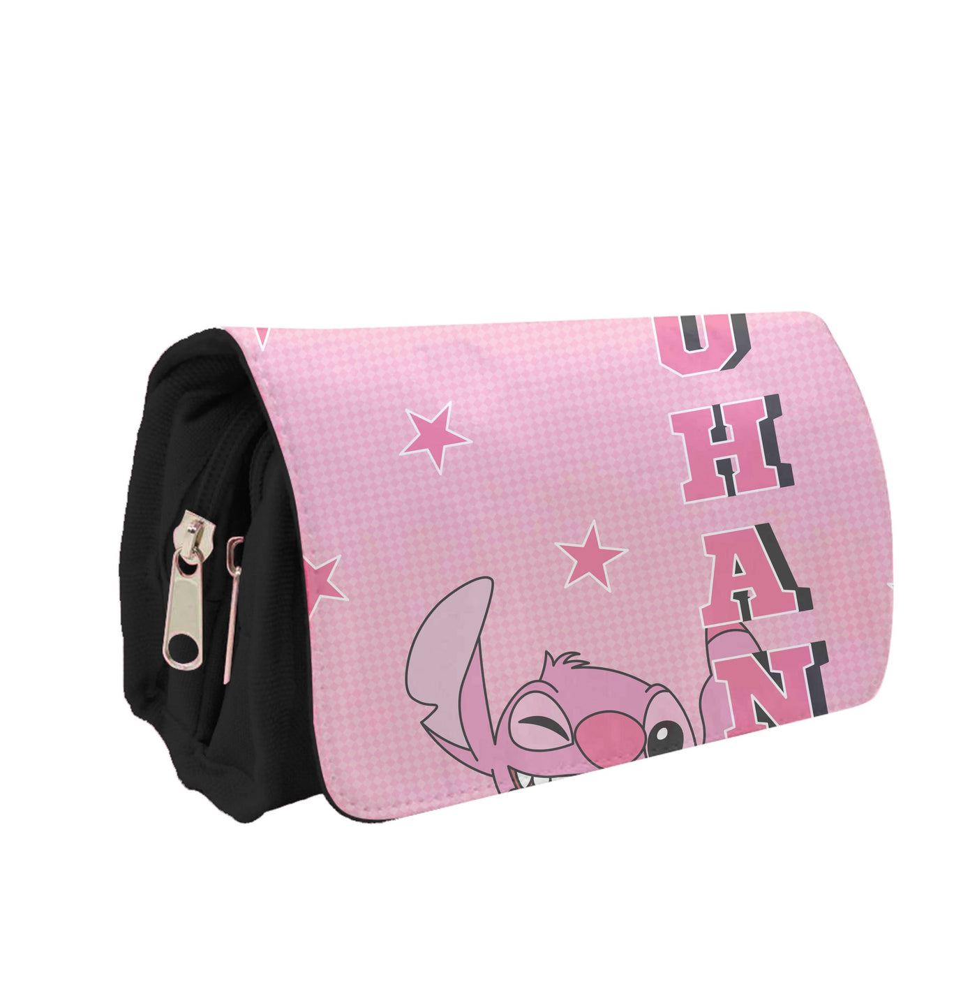 Pink Alien Ohana Pencil Case