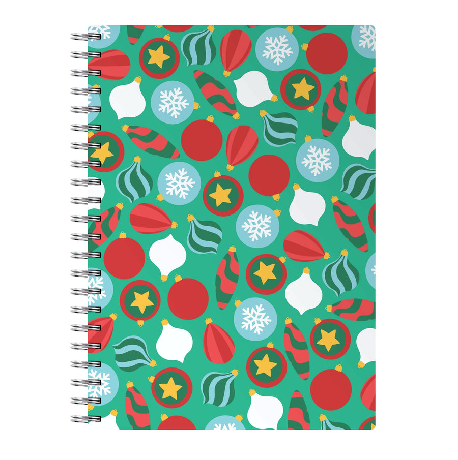 Bauble Pattern Notebook