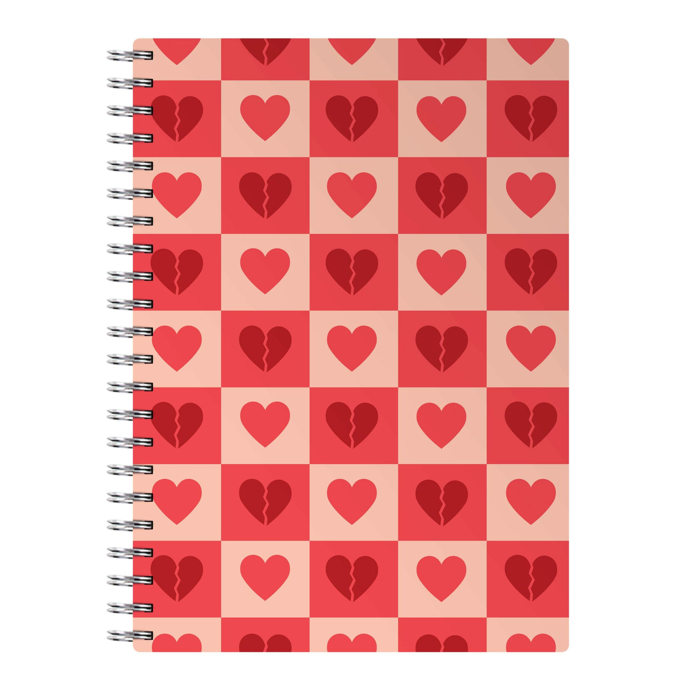 Valentine's Heart Pattern 2 Notebook