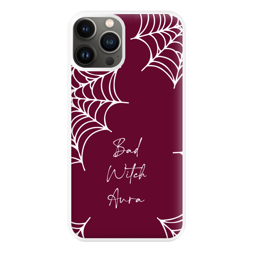 Bad Witch Aura Spider Webs iPhone 13 Pro Case