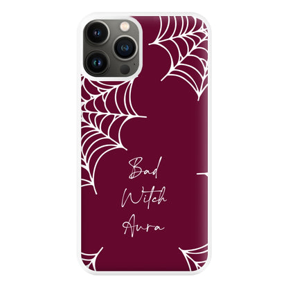 Bad Witch Aura Spider Webs iPhone 13 Pro Case