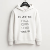 Eleven's Christmas List Kids Hoodie