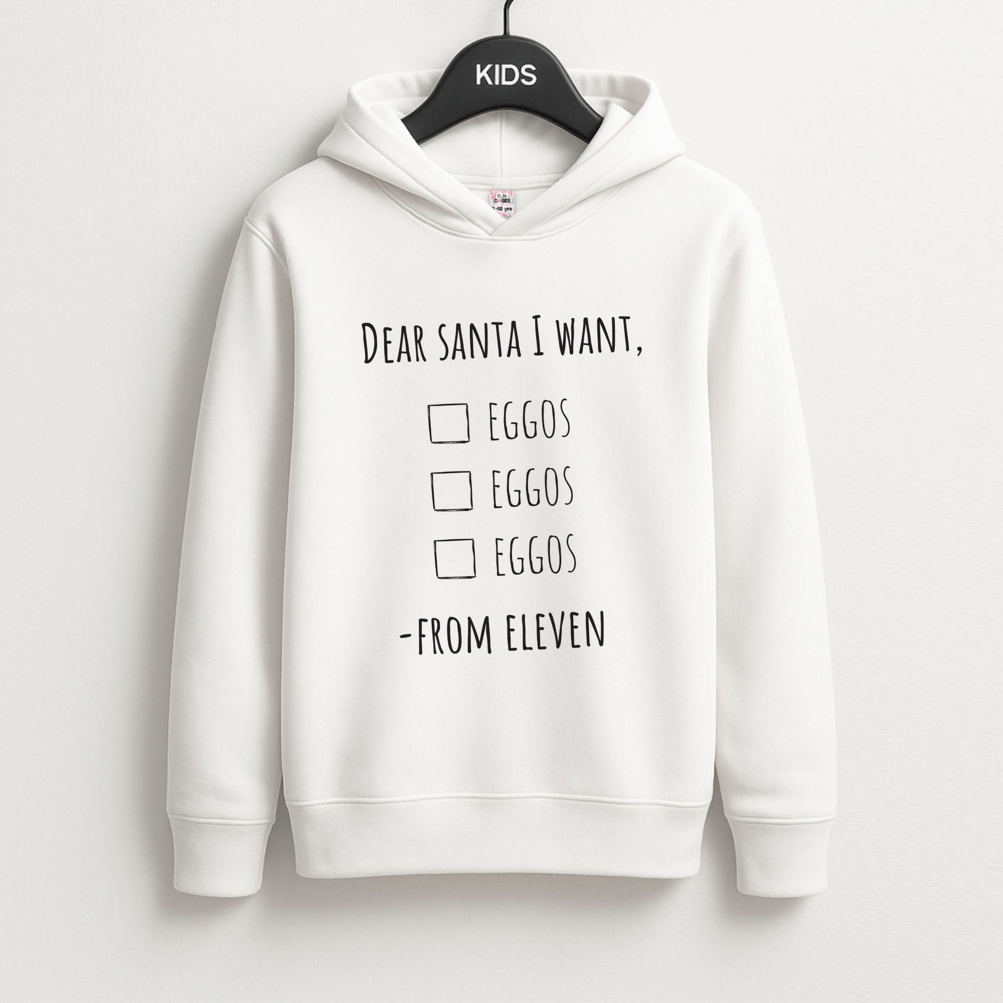 Eleven's Christmas List Kids Hoodie