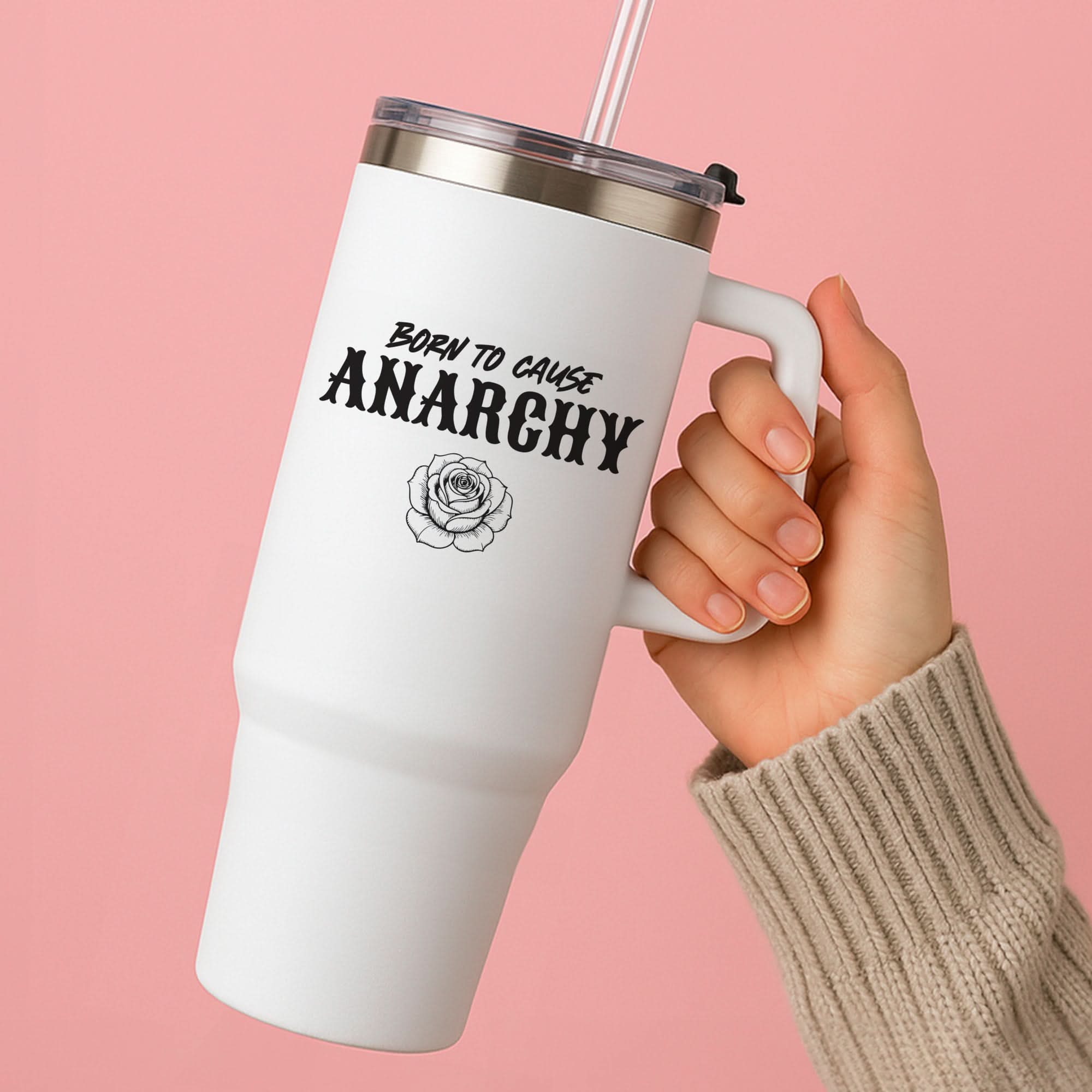 Born To Cause Anarchy Tumbler