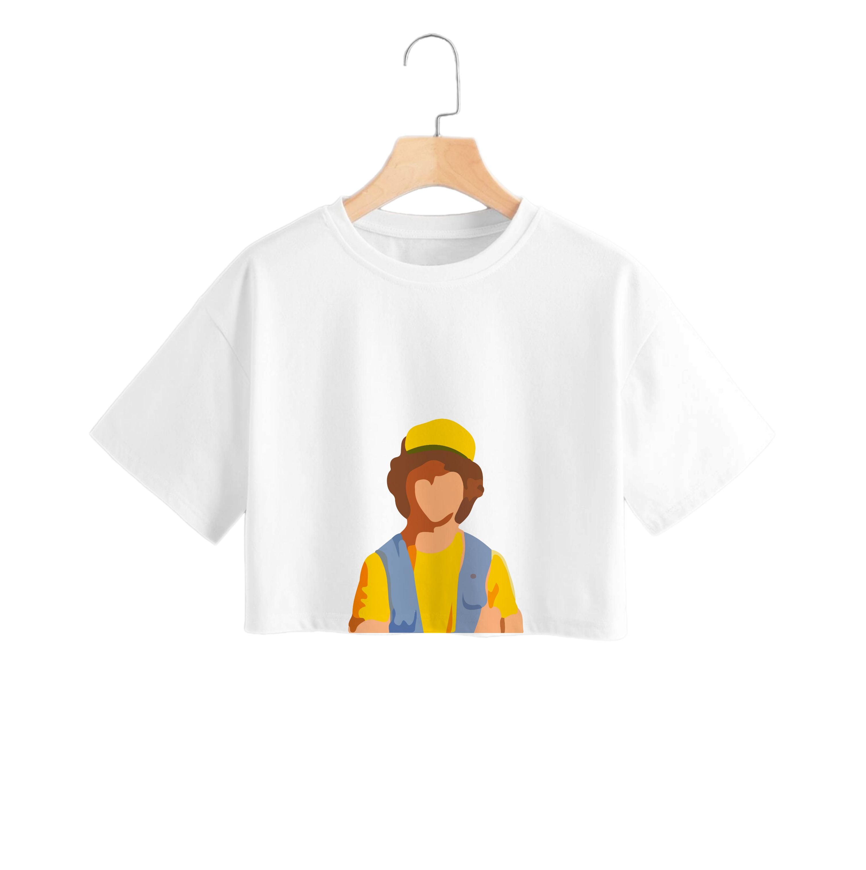 Faceless Dustin - Stranger Things Crop Top