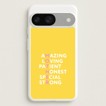 Mother Anagram Google Pixel 9 / 9 Pro Case