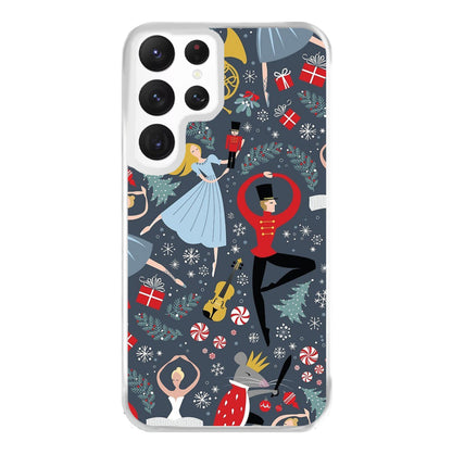 Nutcracker Ballet Pattern - Christmas Phone Case