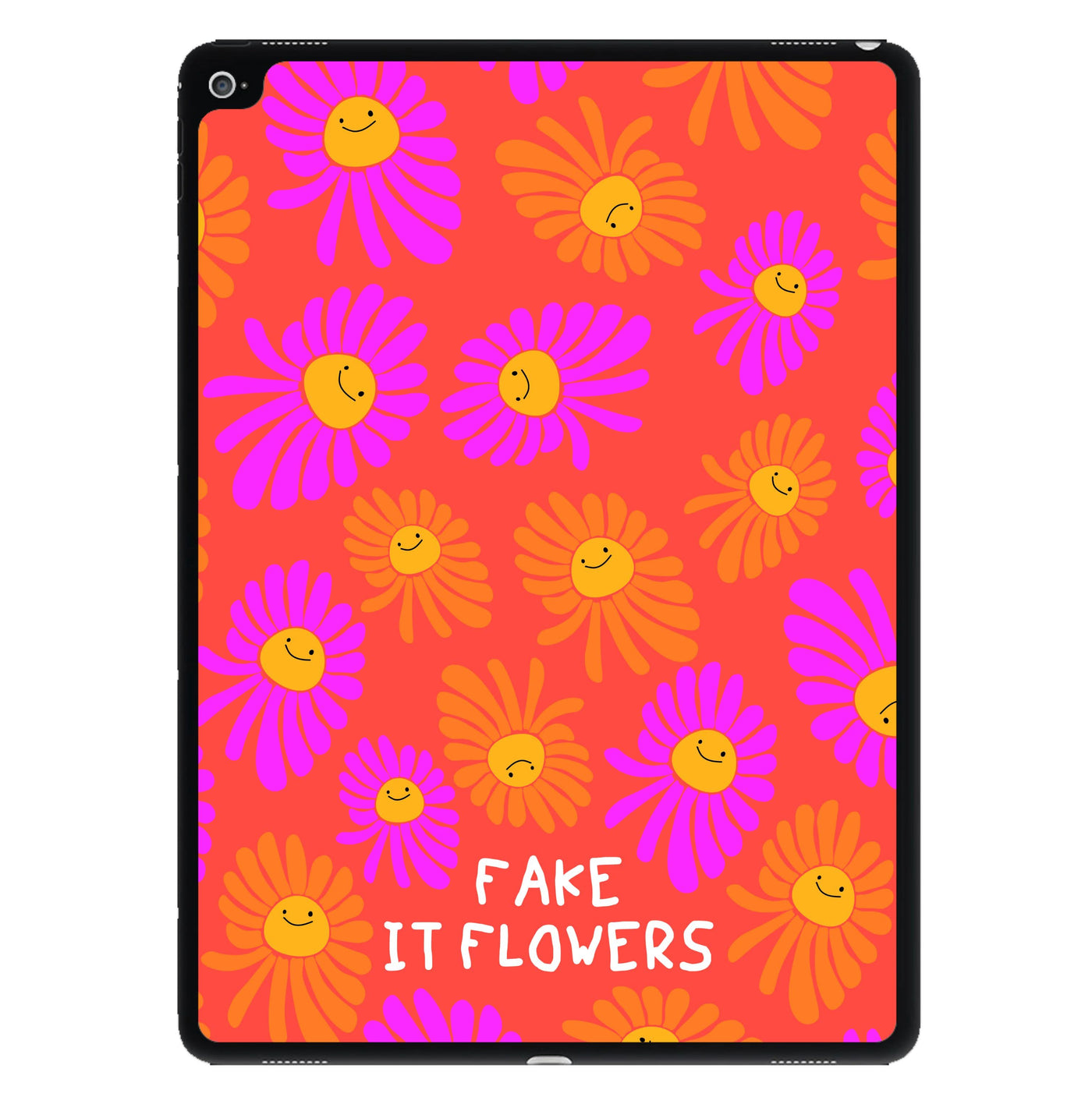 Fake It Flowers iPad Case