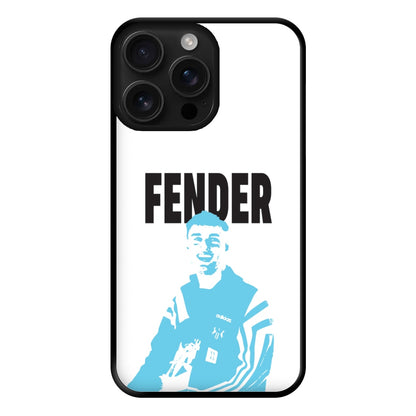 Fender Silhouette Blue iPhone 16 Pro Case