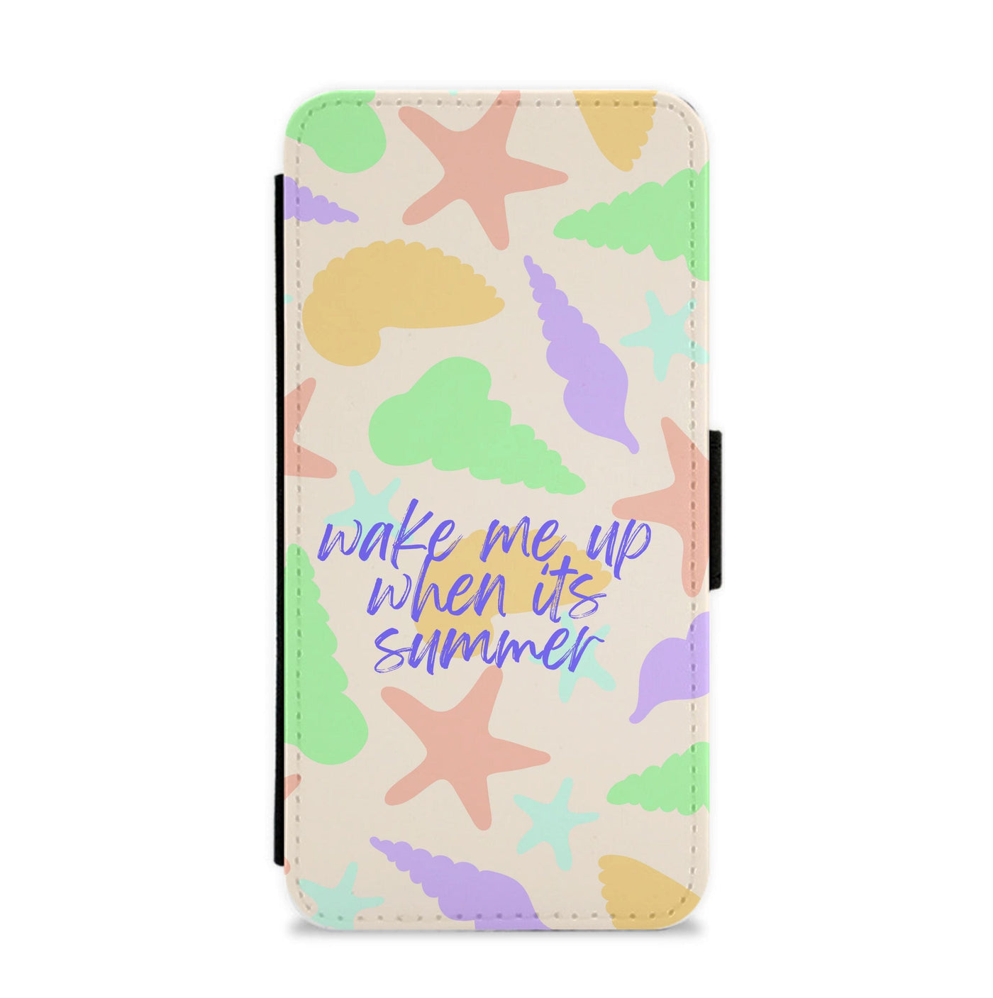 Wake Me Up When It's Summer - Summer Flip / Wallet Phone Case