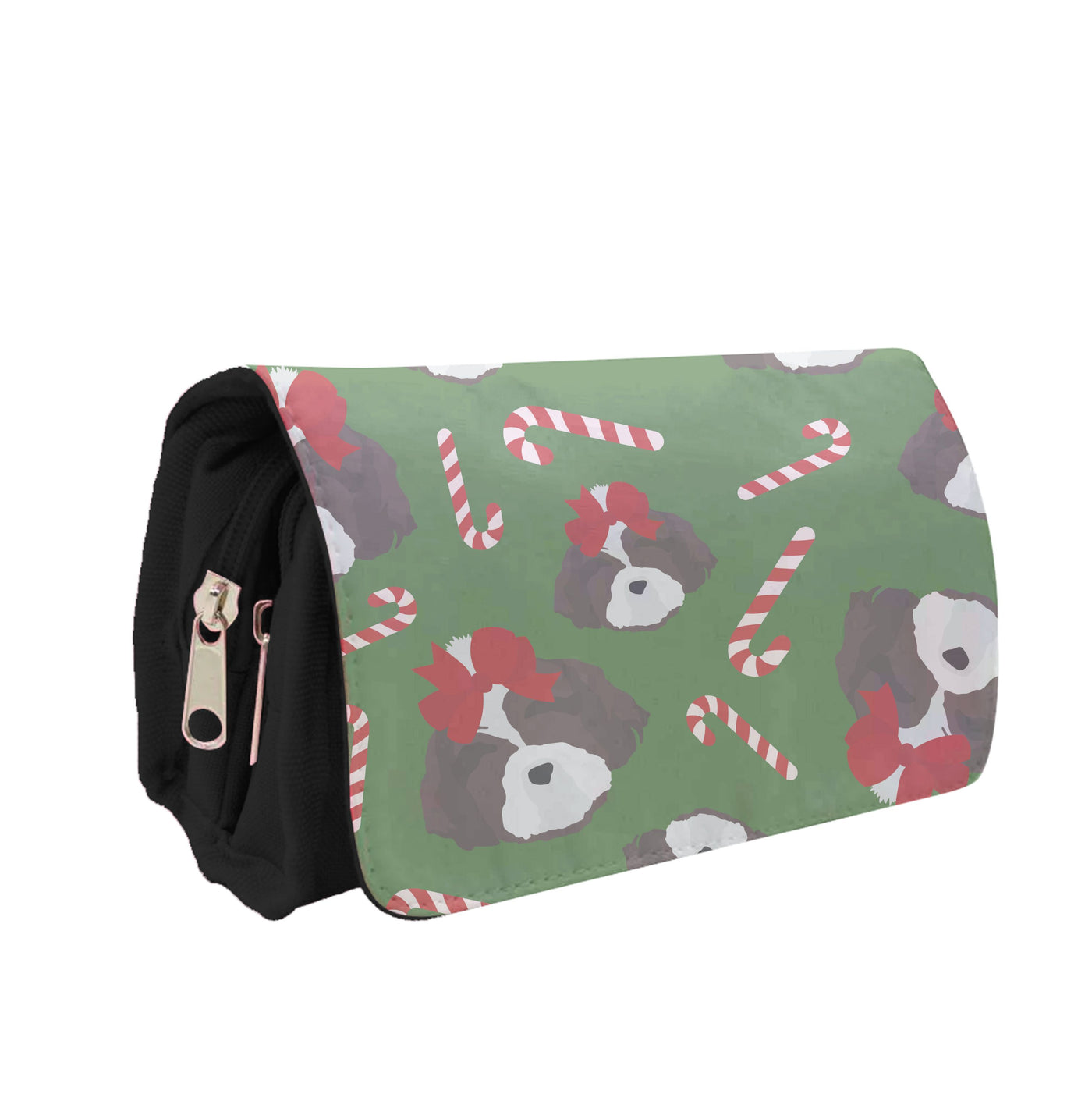 Dog Christmas Pattern Pencil Case