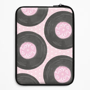 Thrifted Vinyl Polka Pattern Laptop Sleeve 1
