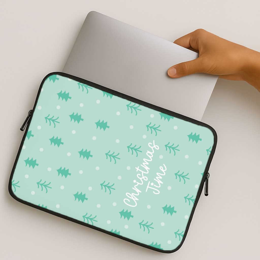 Cute Xmas Trees Pattern MacBook Cover