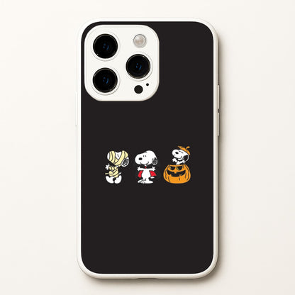 Cartoon Beagle Halloween Costumes iPhone 14 Pro Case