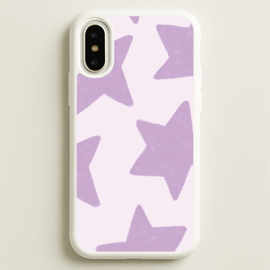 Lilac Stars iPhone X / XS Case
