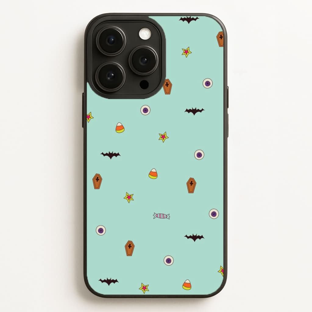 Minature Halloween Cartoons Pattern Phone Case