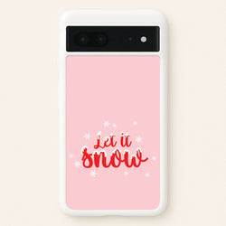 Let It Snow Snowflakes Google Pixel 7 Case