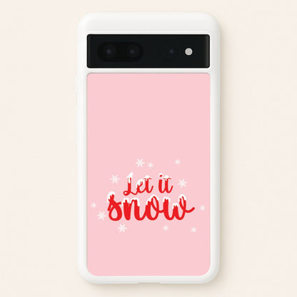 Let It Snow Snowflakes Google Pixel 7 Case