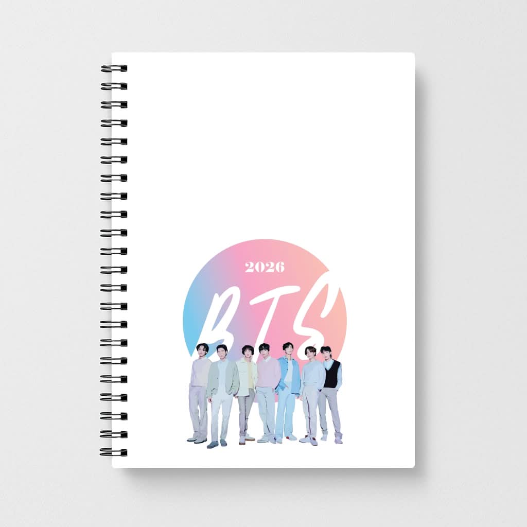 2026 K-Pop Band  Notebook