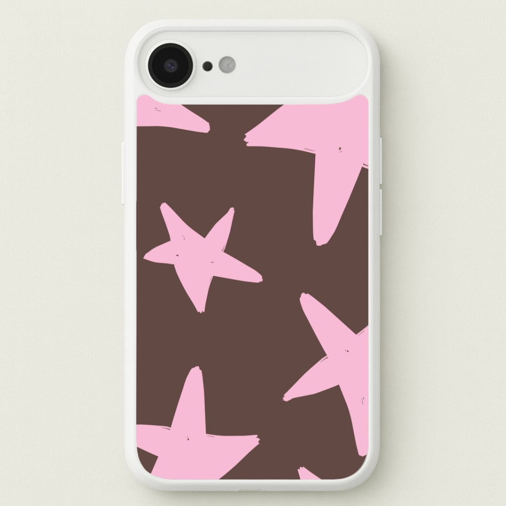 Chocolate & Strawberry Stars iPhone 17 Air Case