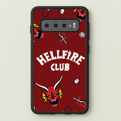 Hellfire Club Icons Collage Red Galaxy S10 Case