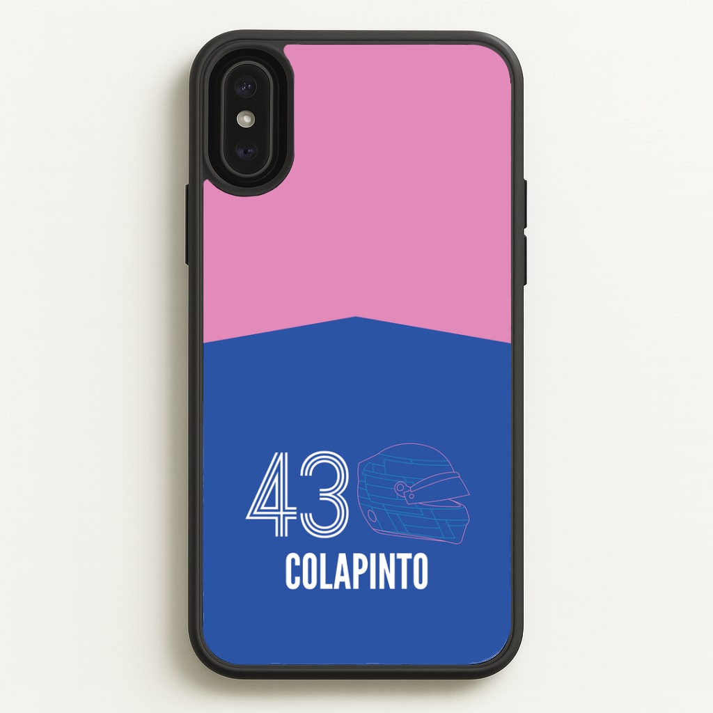 Colapinto Helmet 2026 iPhone XS Max Case