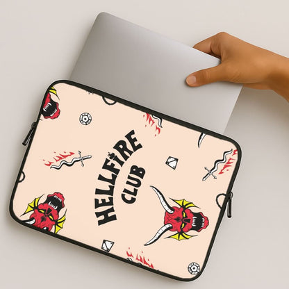 Hellfire Club Icons Collage Peach MacBook Cover