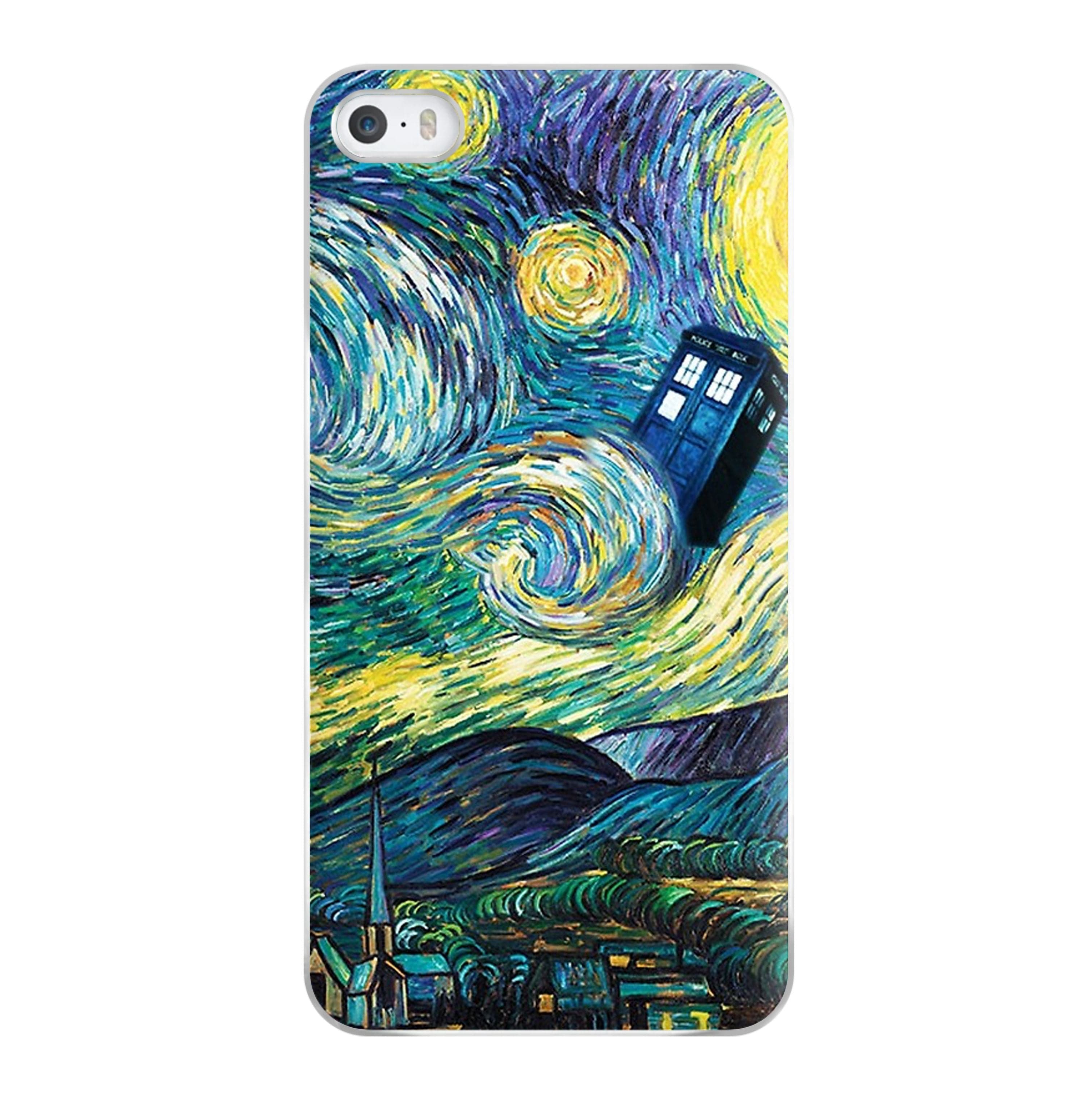 Starry Night Tardis Phone Case