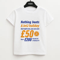 Nothing Beats A Jet Holiday Kids T-Shirt