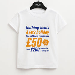 Nothing Beats A Jet Holiday Kids Unisex T-Shirt