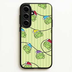 Christmas Frog Plush Fairylights Pattern Galaxy A56 Case