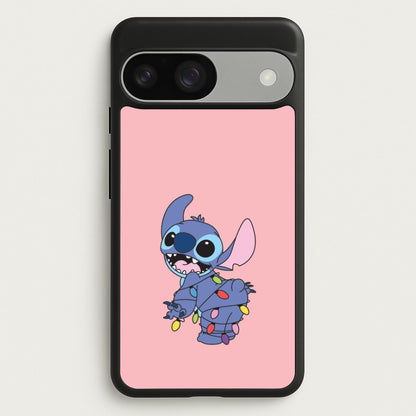 Cute Blue Alien Fairylights Google Pixel 9 / 9 Pro Case